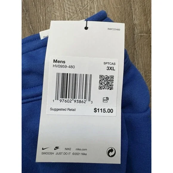 Nike Tech Fleece Jogger Pant Royal Blue Men’s Sz 3XL HV0959-480 - Picture 4 of 5